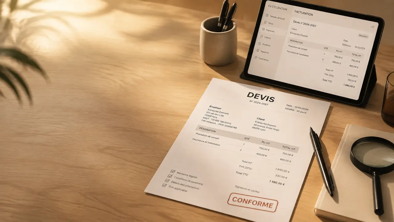 Mentions obligatoires sur devis : les règles à respecter pour un document conforme