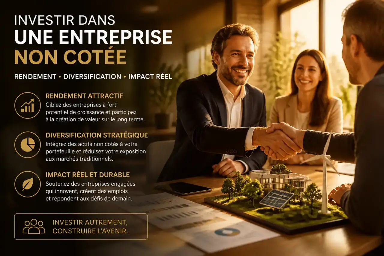 Investir dans une entreprise non cotée : rendement, diversification et impact réel