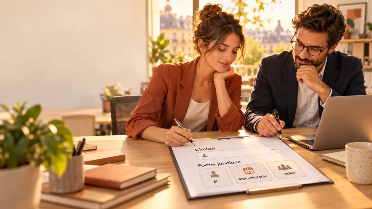 Civilité et forme juridique : quoi mettre pour une EI, une micro-entreprise ou une société ?