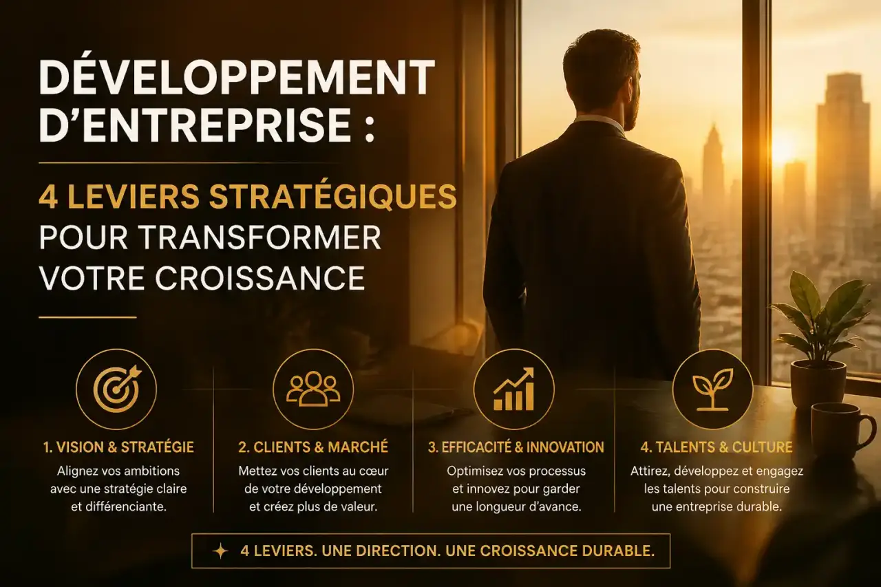 Développement d'entreprise : 4 leviers stratégiques pour transformer votre croissance