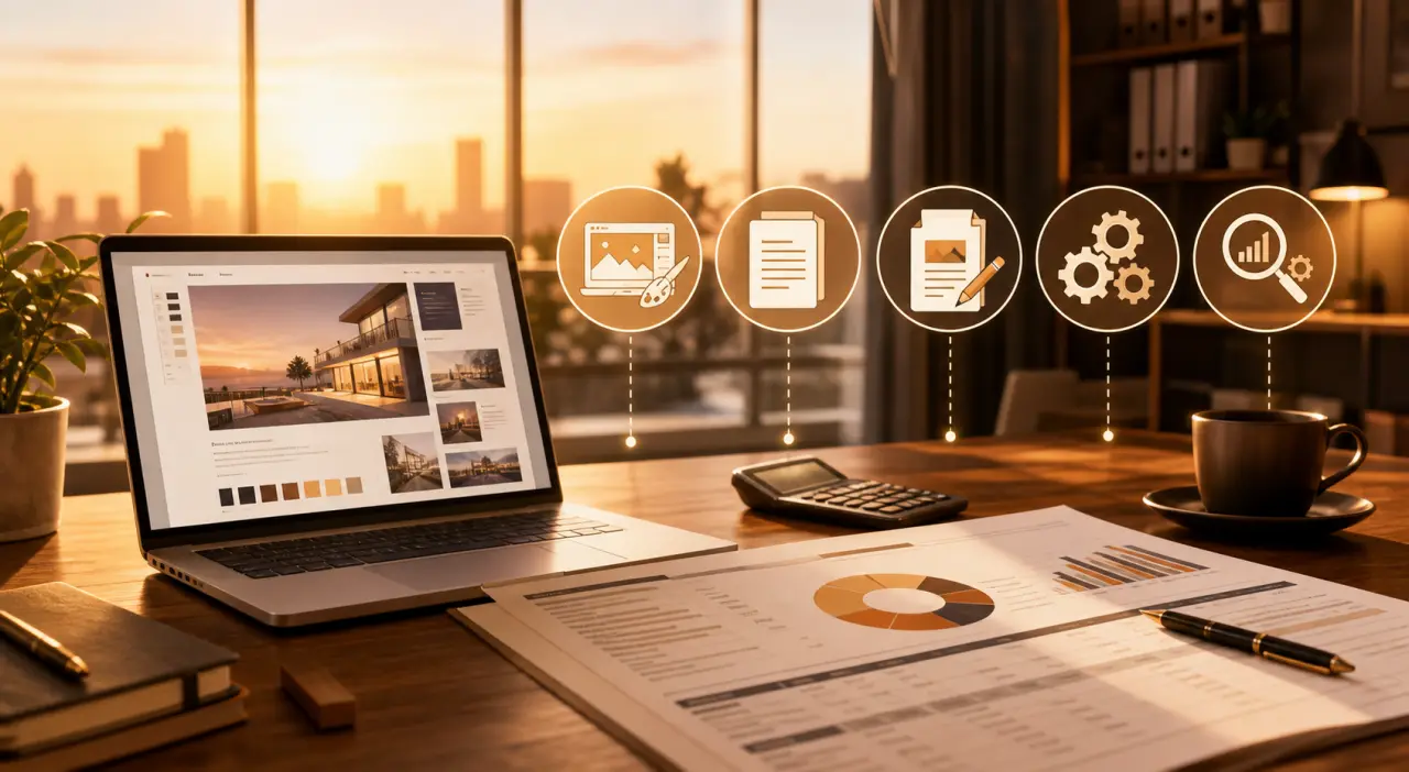 Site web vitrine : 5 postes qui font vraiment varier le devis